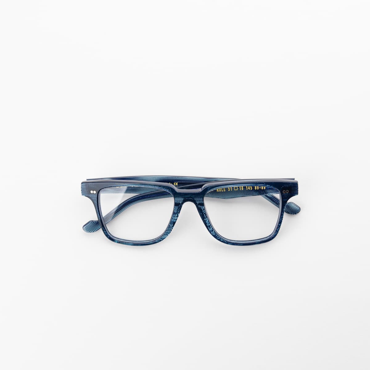 Rule Indaco — montatura Capys Eyewear | artigianato italiano